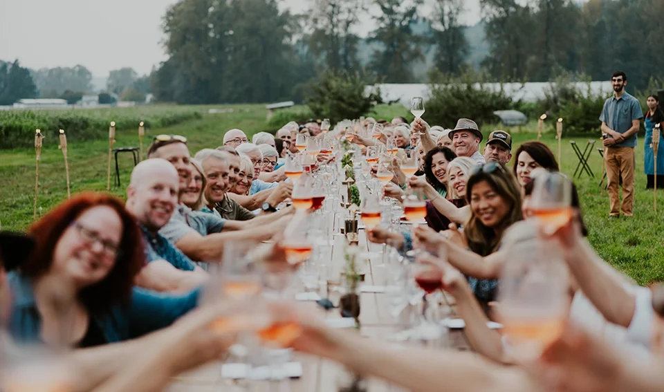 Experience an immersive culinary experience at our Farm Dinners!