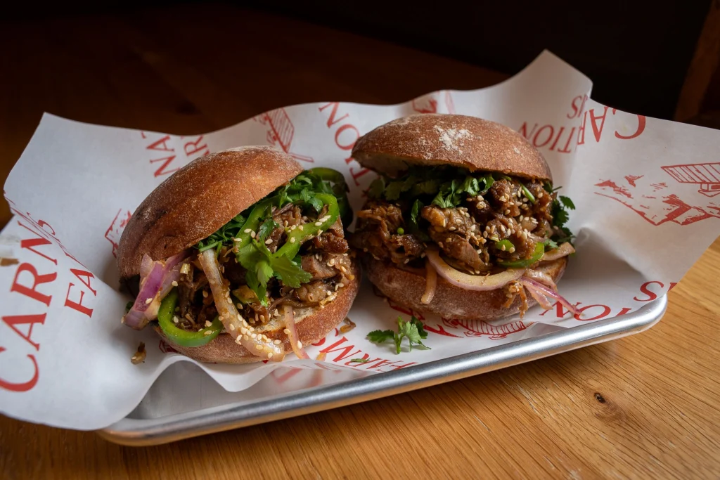 Spicy Cumin Lamb Sandwiches