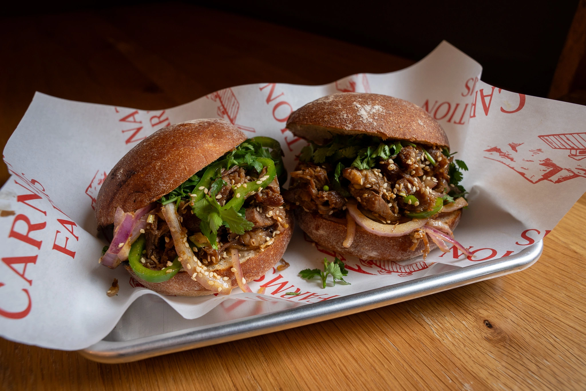 Spicy Cumin Lamb Sandwiches